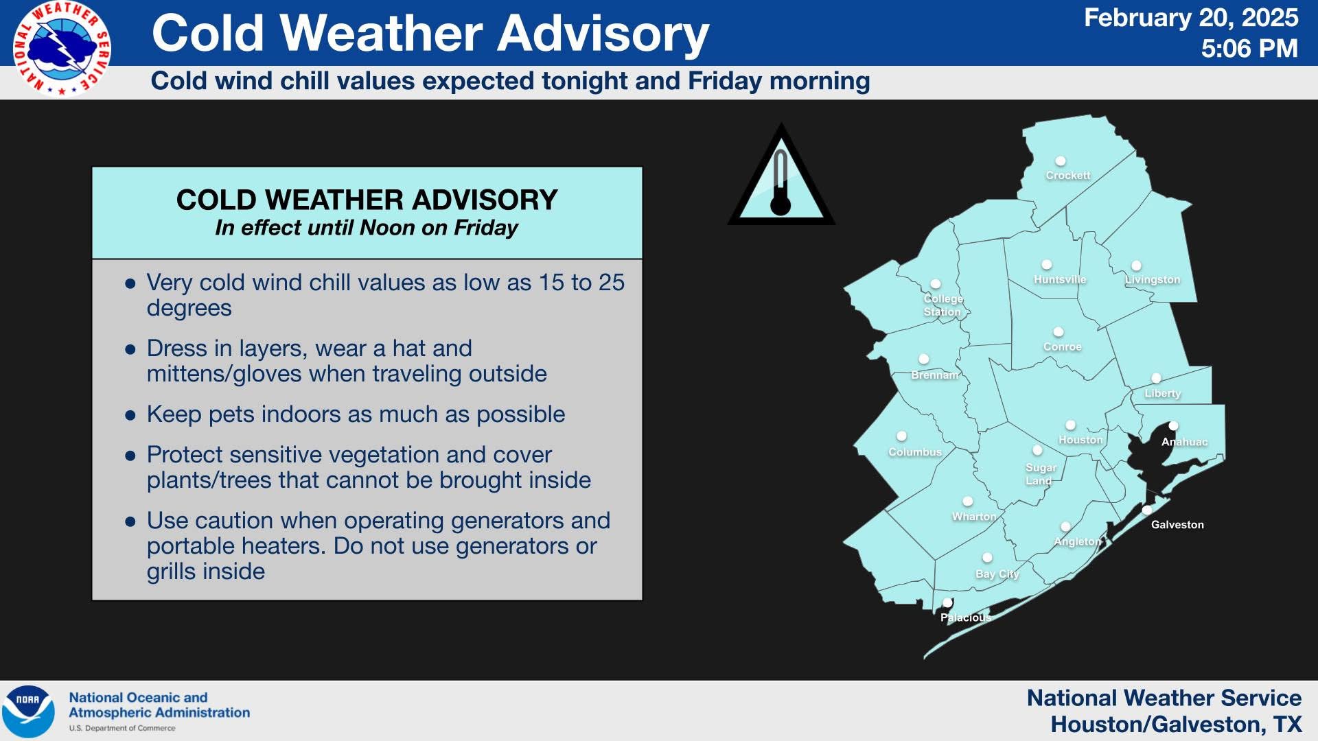 Cold Weather Advisory