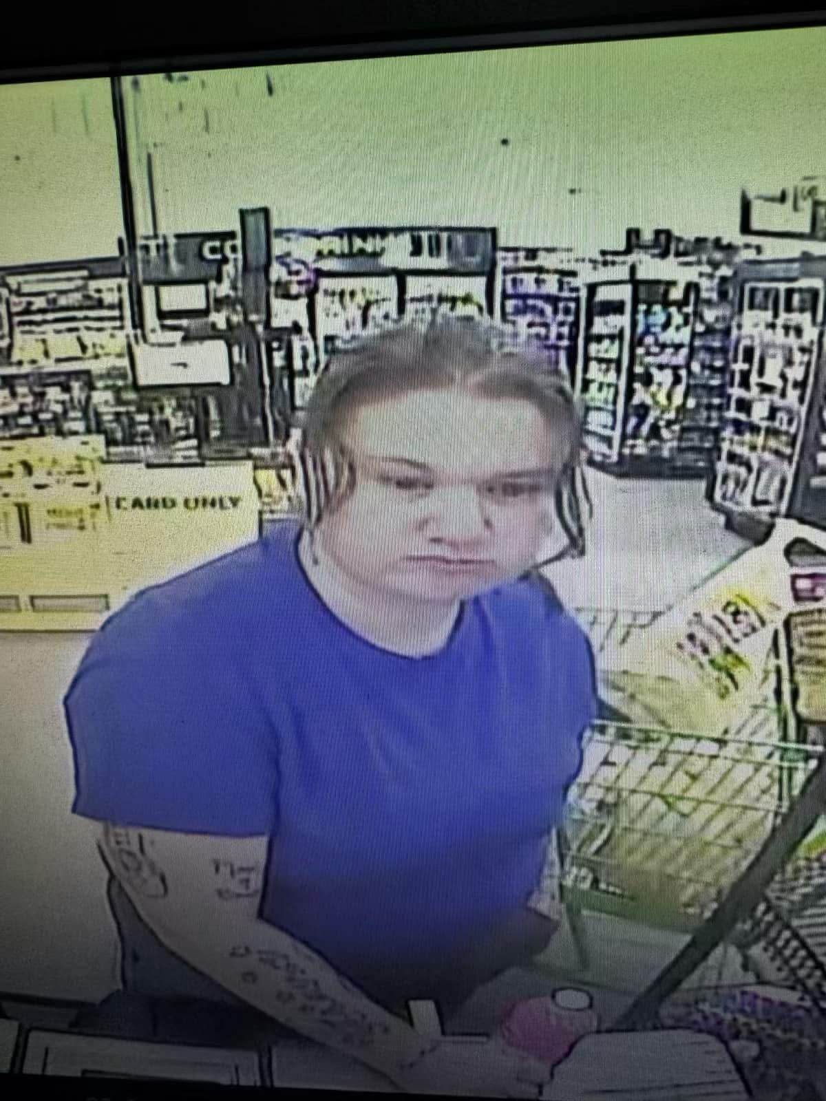 Onalaska Dollar General looking for a person of interest in a theft.