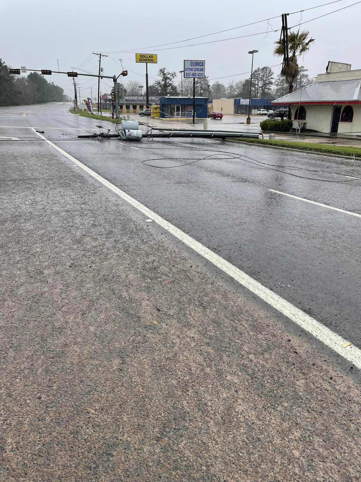 Power Lines Down In Cleveland